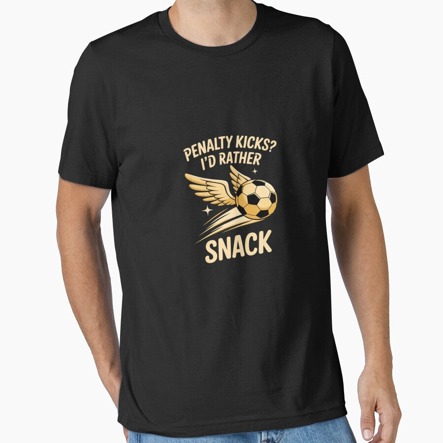 Penalty Kicks I'd Rather Snack Football Cookie by - Adult & Kids T-Shirts, Sweatshirts & Hoodies apparel design preview 1