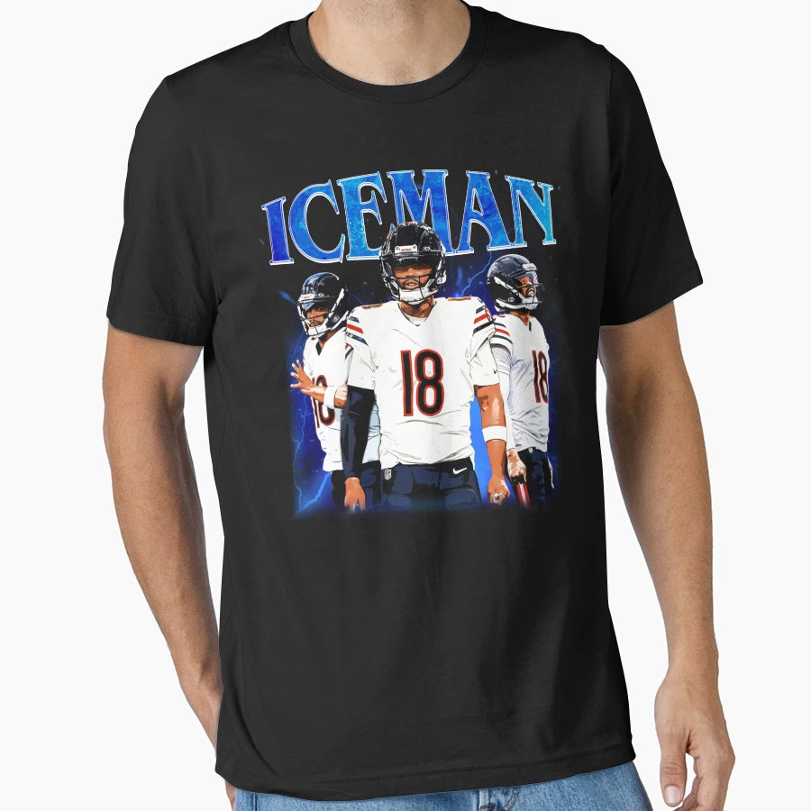 CW Iceman Chicago Bears 2025 T-Shirt - Aesthetic Graphic Men Women - T-Shirt, Sweatshirt, Hoodie