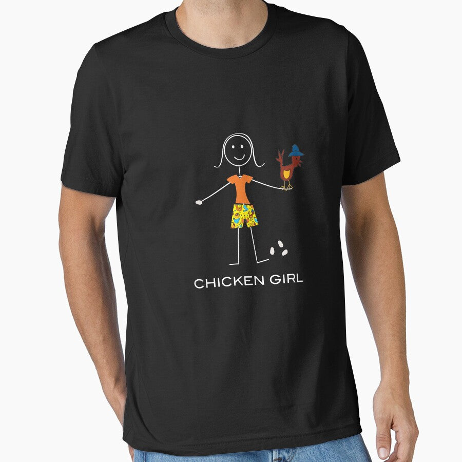 Funny Womens Chicken Famer by whyitsme - Adult & Kids T-Shirts, Sweatshirts & Hoodies apparel design preview 1