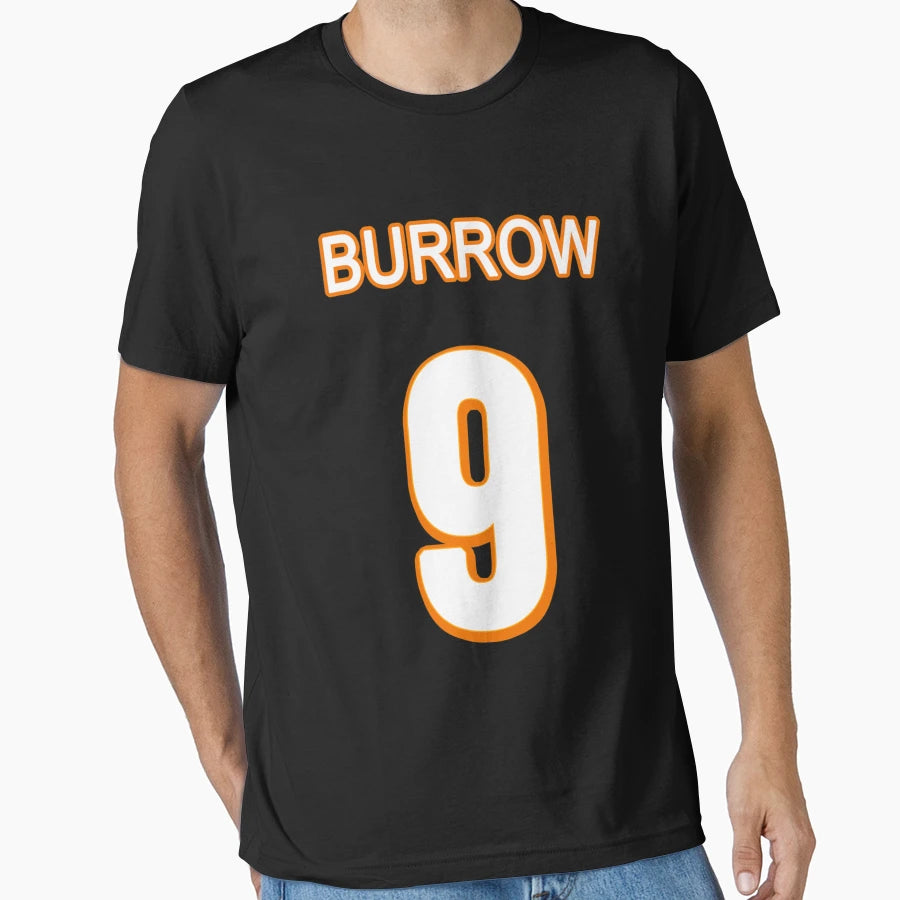 Burrow Jersey T-Shirt - Graphic Print Unisex - T-Shirt, Sweatshirt, Hoodie