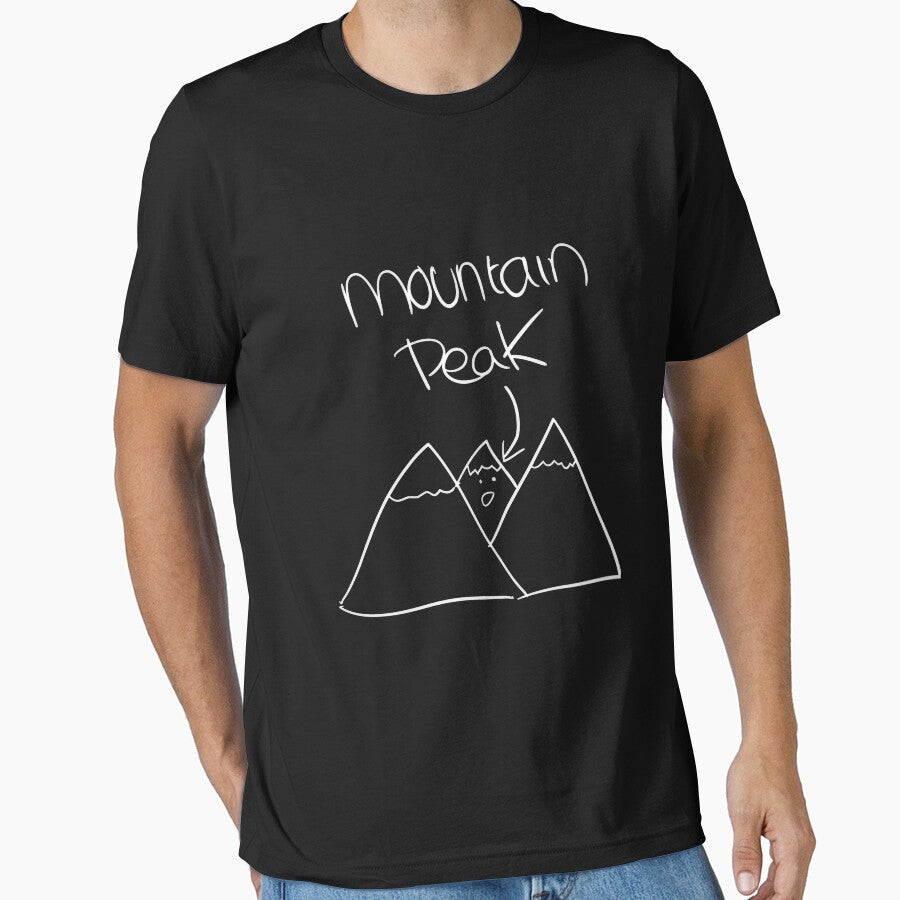 Mountain peak funny hiking design by Kam-designs - Adult & Kids T-Shirts, Sweatshirts & Hoodies apparel design preview 1