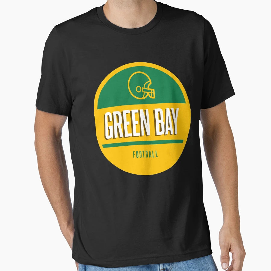 Green Bay Football T-Shirt - Graphic Print Unisex - T-Shirt, Sweatshirt, Hoodie