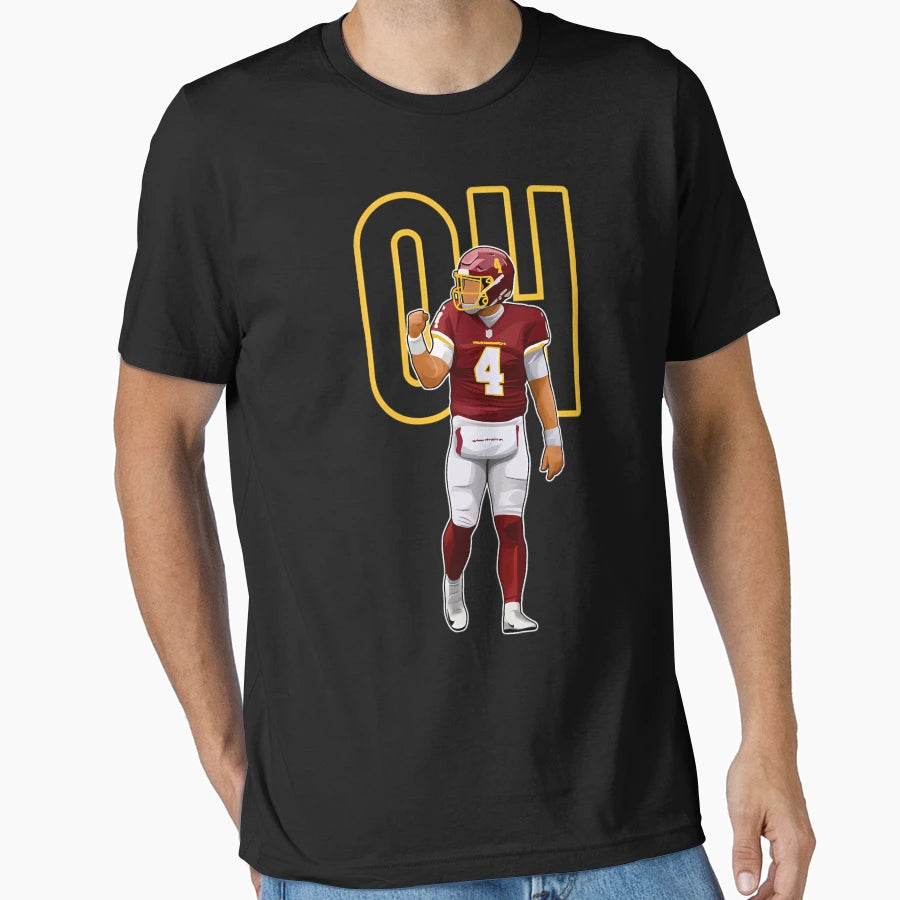 Taylor Heinicke Washington 4 Number T-Shirt - Unique Graphic Unisex - T-Shirt, Sweatshirt, Hoodie