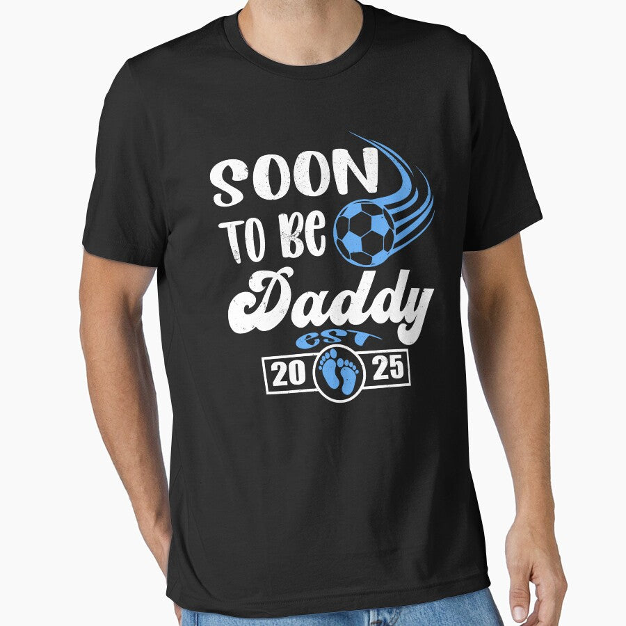Soon to Be Daddy Soccer Dad 2025 by Toonify4U - Adult & Kids T-Shirts, Sweatshirts & Hoodies apparel design preview 1