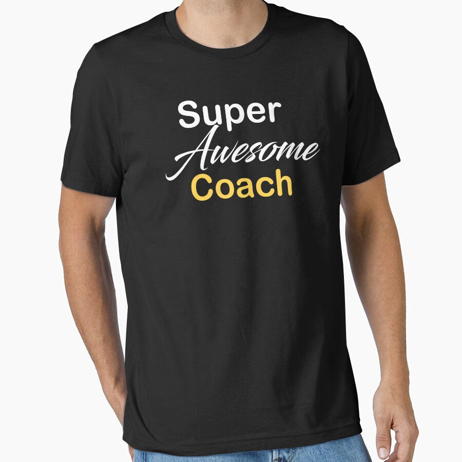 Super awesome coach by kiondo - Adult & Kids T-Shirts, Sweatshirts & Hoodies apparel design preview 1