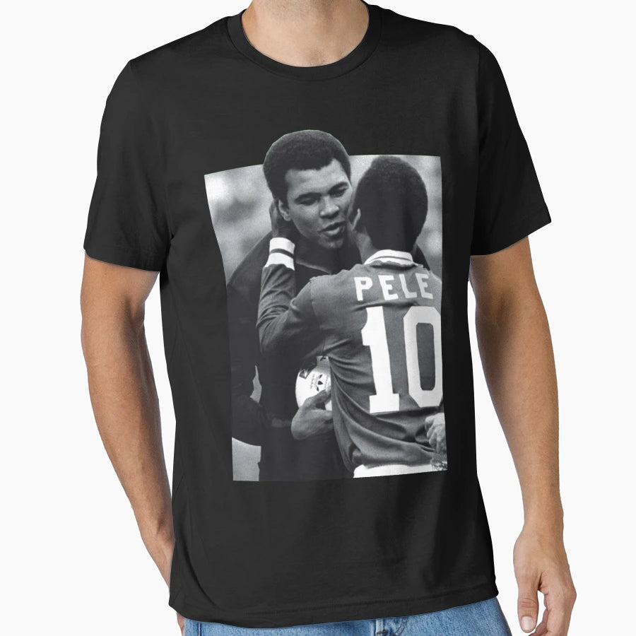 Pele Muhammad Ali T-Shirt - Novelty Apparel Unisex - T-Shirt, Sweatshirt, Hoodie