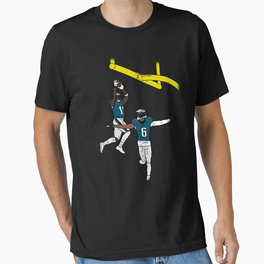 Aj Brown And Devonta Smith Dunk T-Shirt - Minimalist Print for Adults - T-Shirt, Sweatshirt, Hoodie