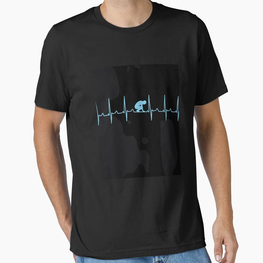 Golf Heartbeat Golfers T-Shirt - Minimalist Print Men Women - T-Shirt, Sweatshirt, Hoodie