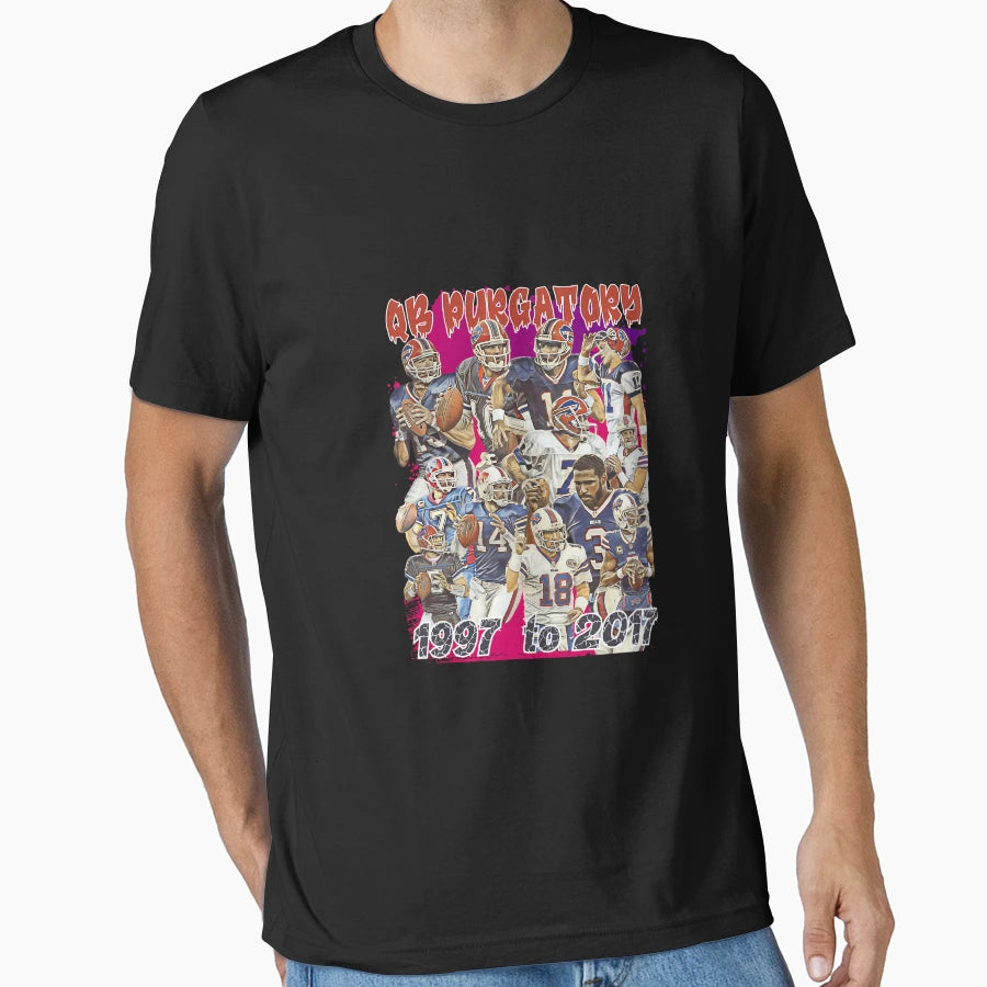 Buffalo Bills Qb Purgatory 19972017 T-Shirt - Graphic Print Unisex - T-Shirt, Sweatshirt, Hoodie