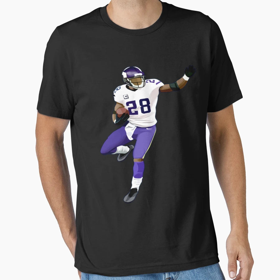 Adrian Peterson Jump T-Shirt - Fun Novelty Design Men Women - T-Shirt, Sweatshirt, Hoodie