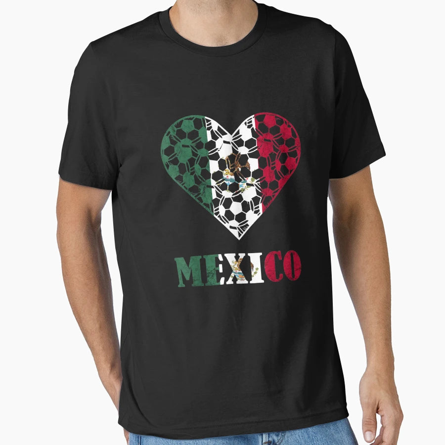 Mexico Mexican Soccer Team T-Shirt - Casual Everyday Wear for Adults - T-Shirt, Sweatshirt, Hoodie