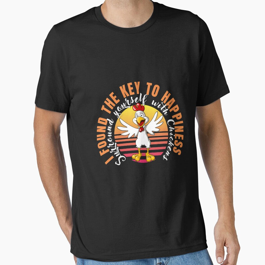 I found the key to happiness surround yourself with - Adult & Kids T-Shirts, Sweatshirts & Hoodies apparel design preview 1
