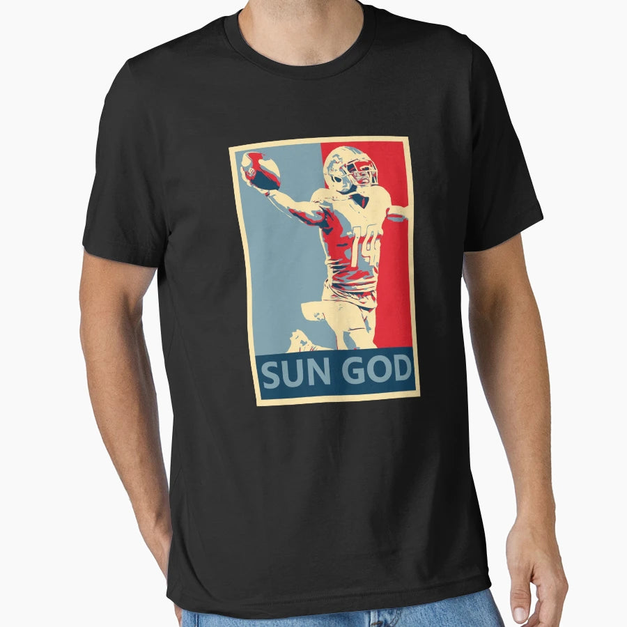 Amon Ra St Brown Lions Sun God T-Shirt - Aesthetic Graphic Men Women - T-Shirt, Sweatshirt, Hoodie