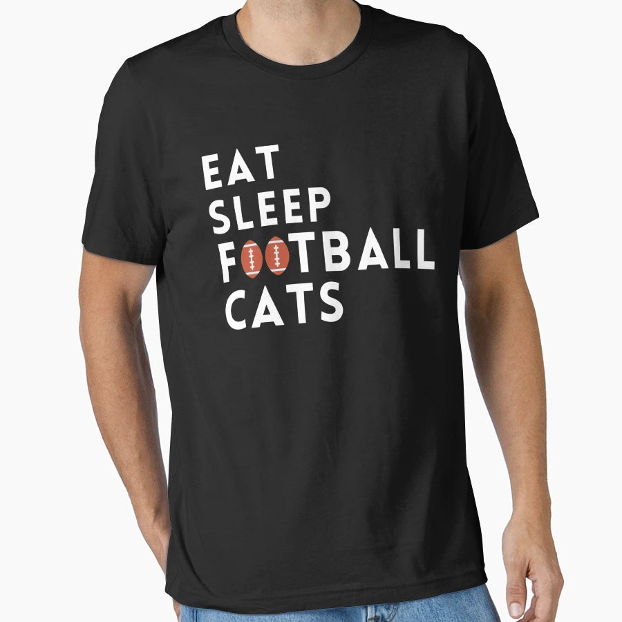 Eat Sleep Football Great Gift Football T-Shirt - Streetwear Style Unisex - T-Shirt, Sweatshirt, Hoodie
