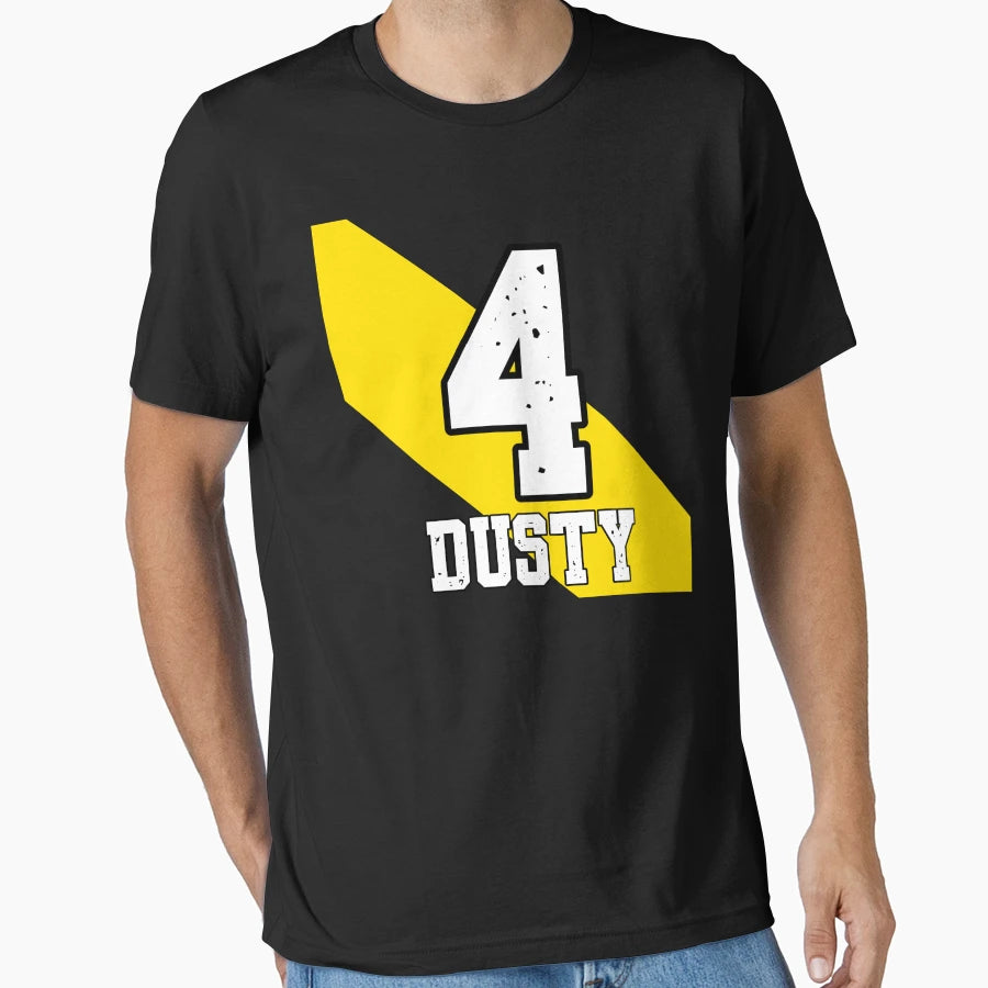 Dustiy Number Back T-Shirt - Novelty Apparel for Adults - T-Shirt, Sweatshirt, Hoodie