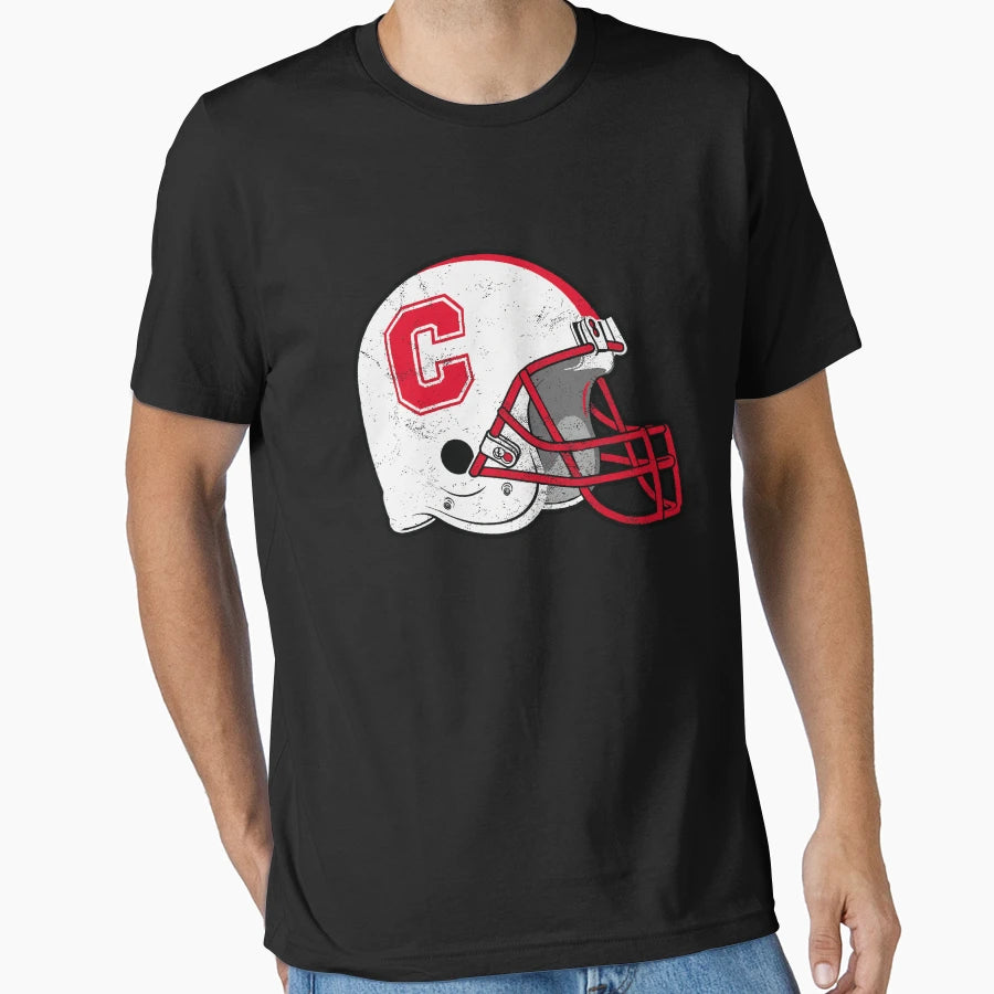 Cortland Football Helmet American Football T-Shirt - Graphic Print Unisex - T-Shirt, Sweatshirt, Hoodie