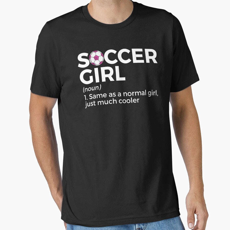 Soccer Girl Definition by krystalRomanart - Adult & Kids T-Shirts, Sweatshirts & Hoodies apparel design preview 1
