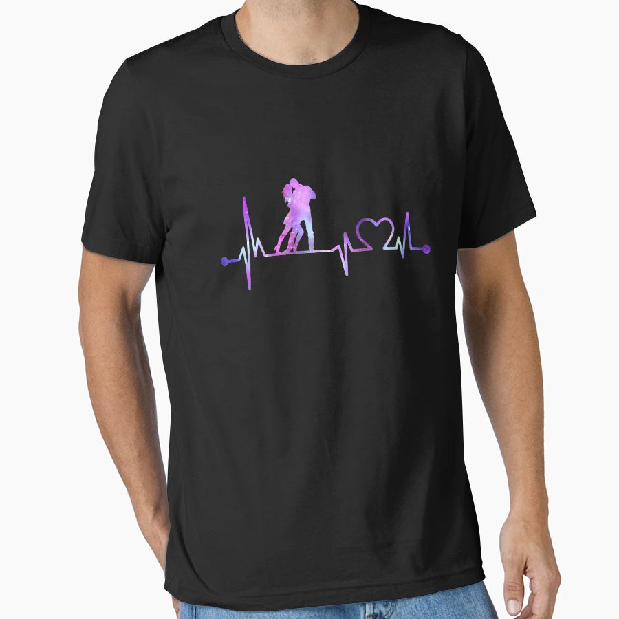 Bachata Heartbeat Galaxy Bachata T-Shirt - Minimalist Print Men Women - T-Shirt, Sweatshirt, Hoodie