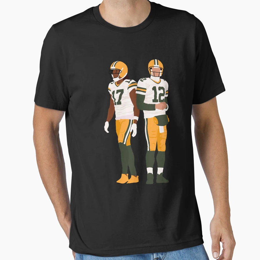 Davante Rodgers Illustration T-Shirt - Minimalist Print Unisex - T-Shirt, Sweatshirt, Hoodie