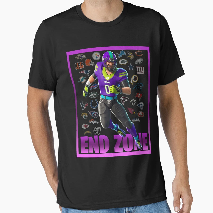 End Zone T-Shirt - Unique Graphic Men Women - T-Shirt, Sweatshirt, Hoodie