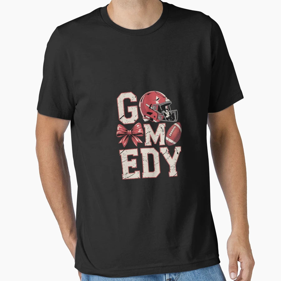 Coquette Bow Game Day American T-Shirt - Custom Art Print for Adults - T-Shirt, Sweatshirt, Hoodie