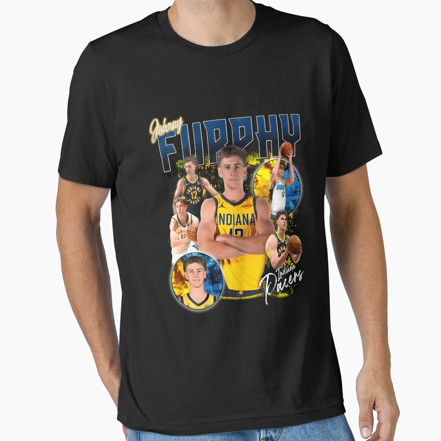 Johnny Furphy Basketball T-Shirt - Fun Novelty Design for Adults - T-Shirt, Sweatshirt, Hoodie
