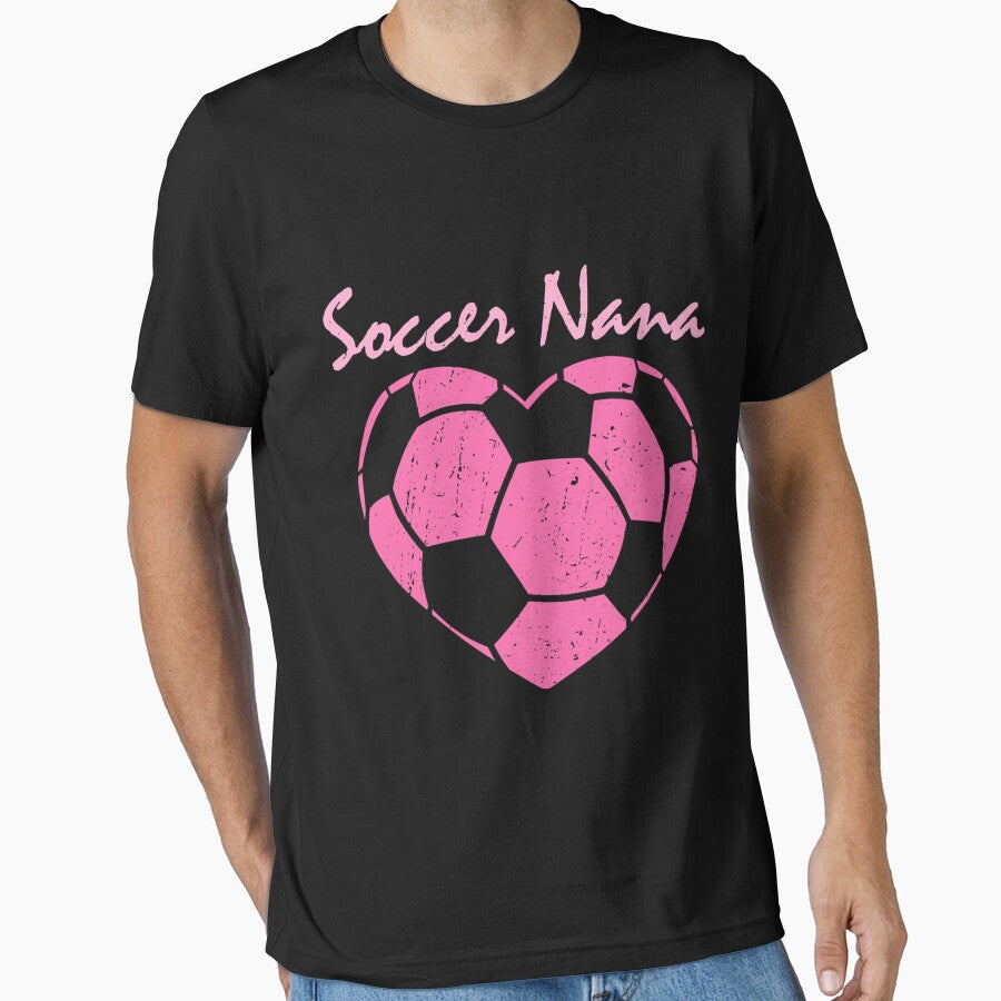 Soccer Nana Adorable Grandma Women Essential by - Adult & Kids T-Shirts, Sweatshirts & Hoodies apparel design preview 1
