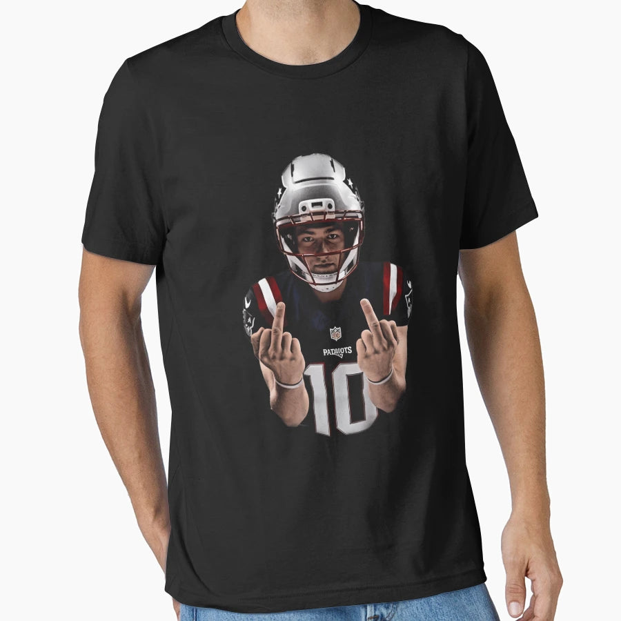 Drake Maye Nfl Player T-Shirt - Unique Graphic for Adults - T-Shirt, Sweatshirt, Hoodie
