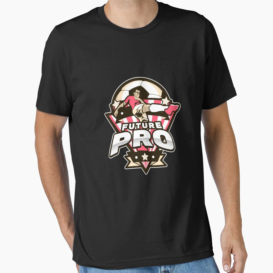Future Pro Soccer Player by Bradford Adams - Adult & Kids T-Shirts, Sweatshirts & Hoodies apparel design preview 1