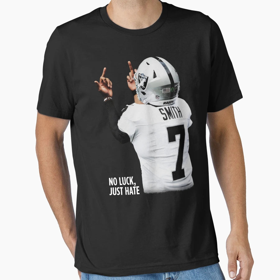 Geno Smith No Luck Just Hate T-Shirt - Graphic Print for Adults - T-Shirt, Sweatshirt, Hoodie