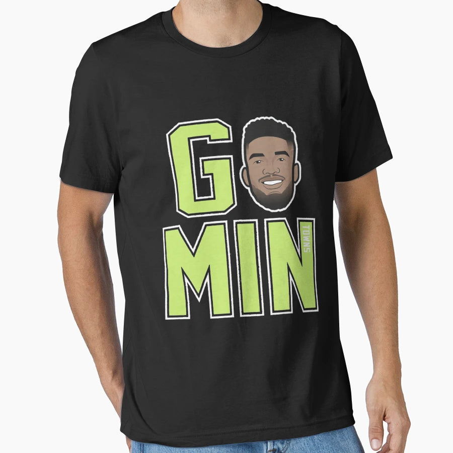 Karl Anthony Towns Go Min T-Shirt - Custom Art Print Men Women - T-Shirt, Sweatshirt, Hoodie