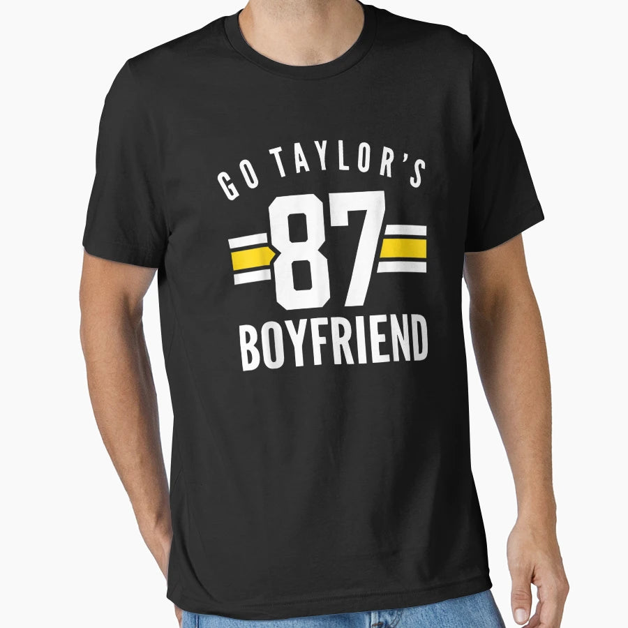 Go Taylors Boyfriend Football Funny Go T-Shirt - Unique Graphic for Adults - T-Shirt, Sweatshirt, Hoodie