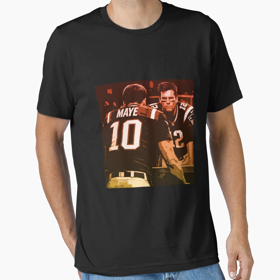 Tom Drake Maye 10 12 T-Shirt - Casual Everyday Wear Men Women - T-Shirt, Sweatshirt, Hoodie
