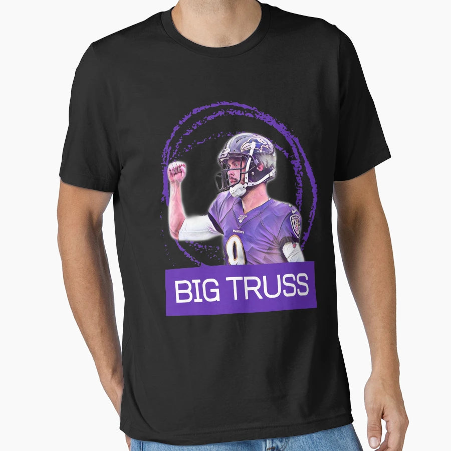 Justin Tucker T-Shirt - Custom Art Print Men Women - T-Shirt, Sweatshirt, Hoodie