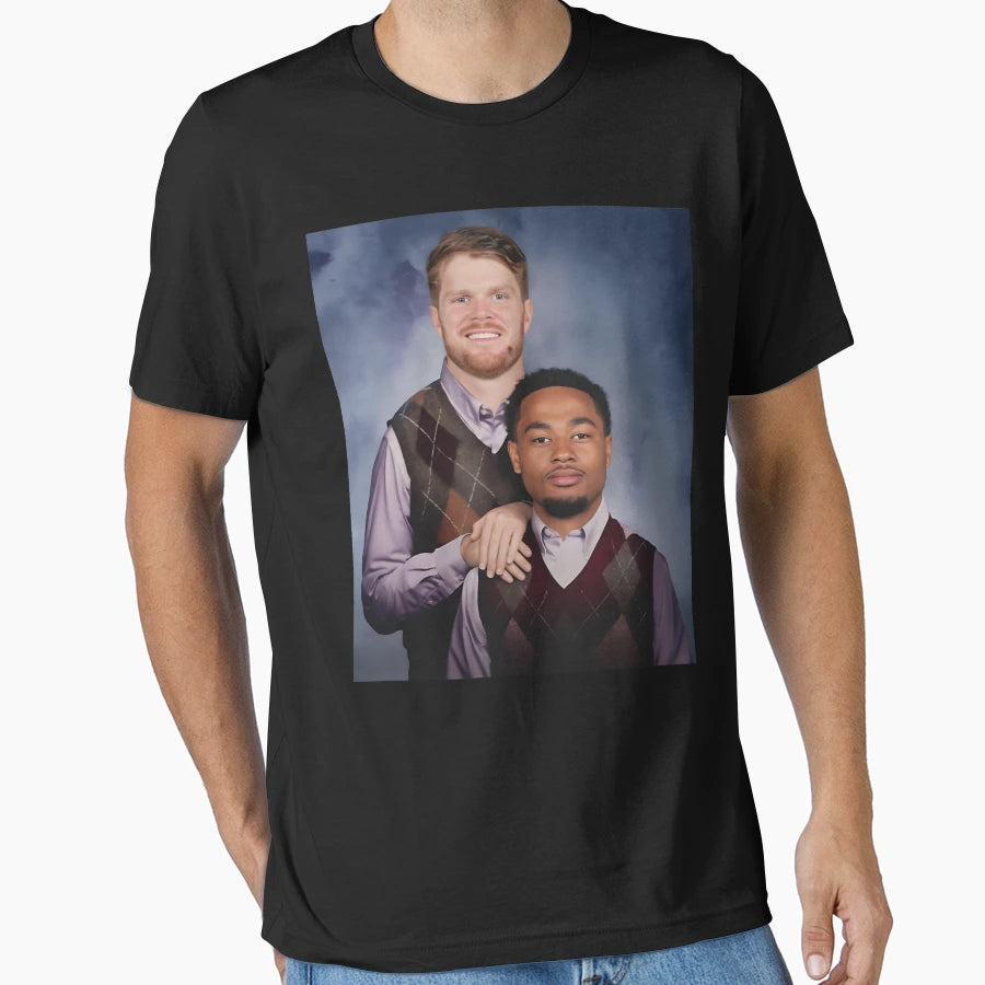 Funny Sam Darnold Jaxon Smith Njigba T-Shirt - Novelty Apparel for Adults - T-Shirt, Sweatshirt, Hoodie