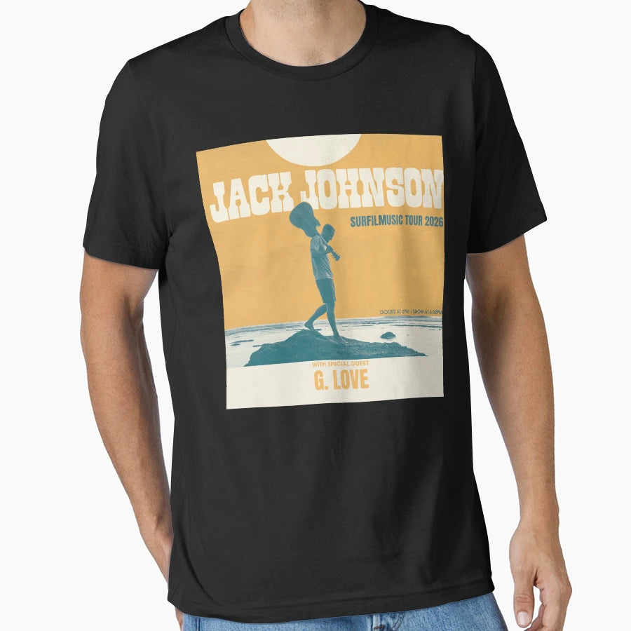 Jack Johnson Tour 2026 Isengaja T-Shirt - Graphic Print for Adults - T-Shirt, Sweatshirt, Hoodie