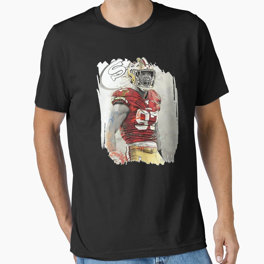 Player 97 Defensive End Touchdown 2 T-Shirt - Graphic Print for Adults - T-Shirt, Sweatshirt, Hoodie