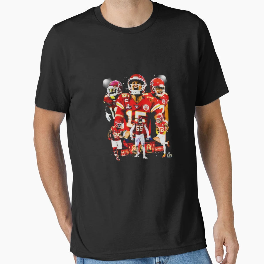 Kansas City Super Bowl Liv Champs T-Shirt - Casual Everyday Wear Unisex - T-Shirt, Sweatshirt, Hoodie