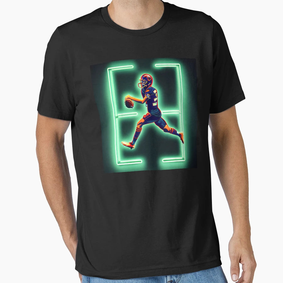 Football Player T-Shirt - Minimalist Print Unisex - T-Shirt, Sweatshirt, Hoodie