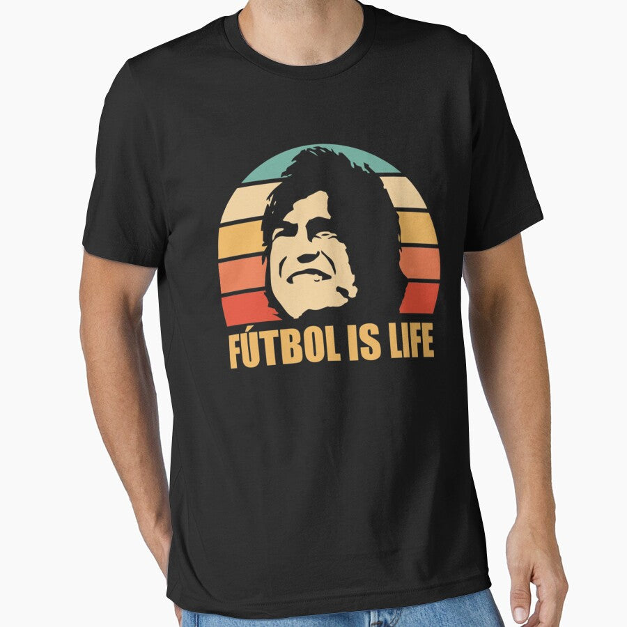 FUTBOL IS LIFE Essential by PamelaHoeger - Adult & Kids T-Shirts, Sweatshirts & Hoodies apparel design preview 1