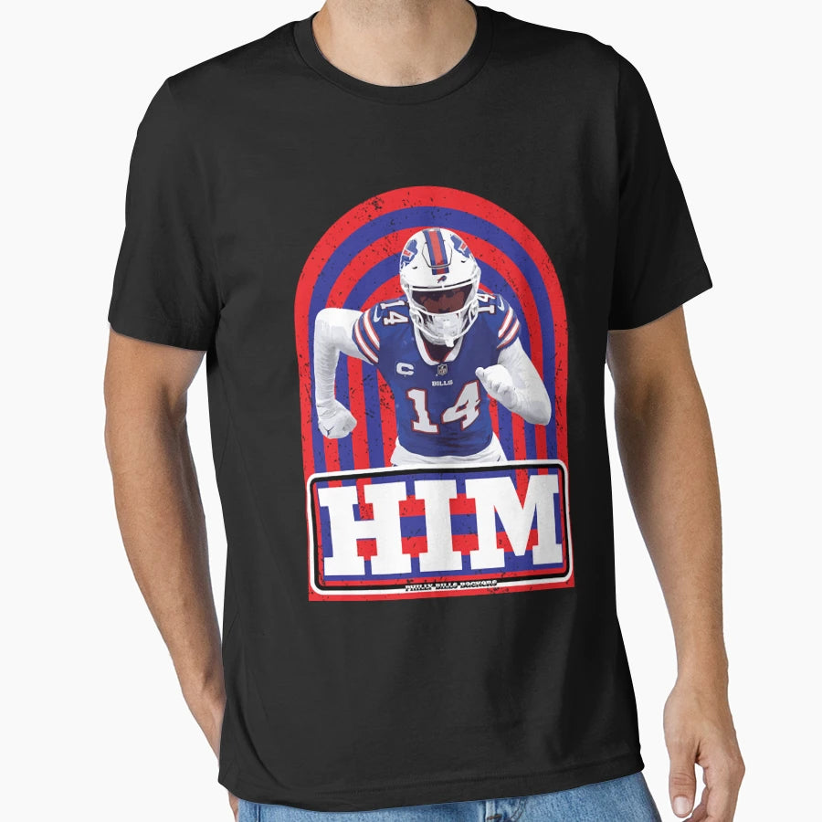 Quarterback Player 14 Wide Receiver T-Shirt - Minimalist Print Men Women - T-Shirt, Sweatshirt, Hoodie