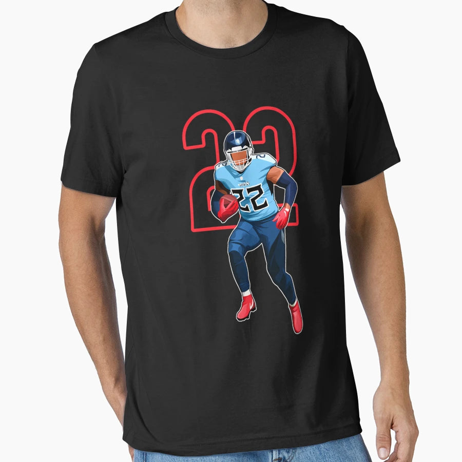 DH Tennessee 22 Number T-Shirt - Novelty Apparel Unisex - T-Shirt, Sweatshirt, Hoodie