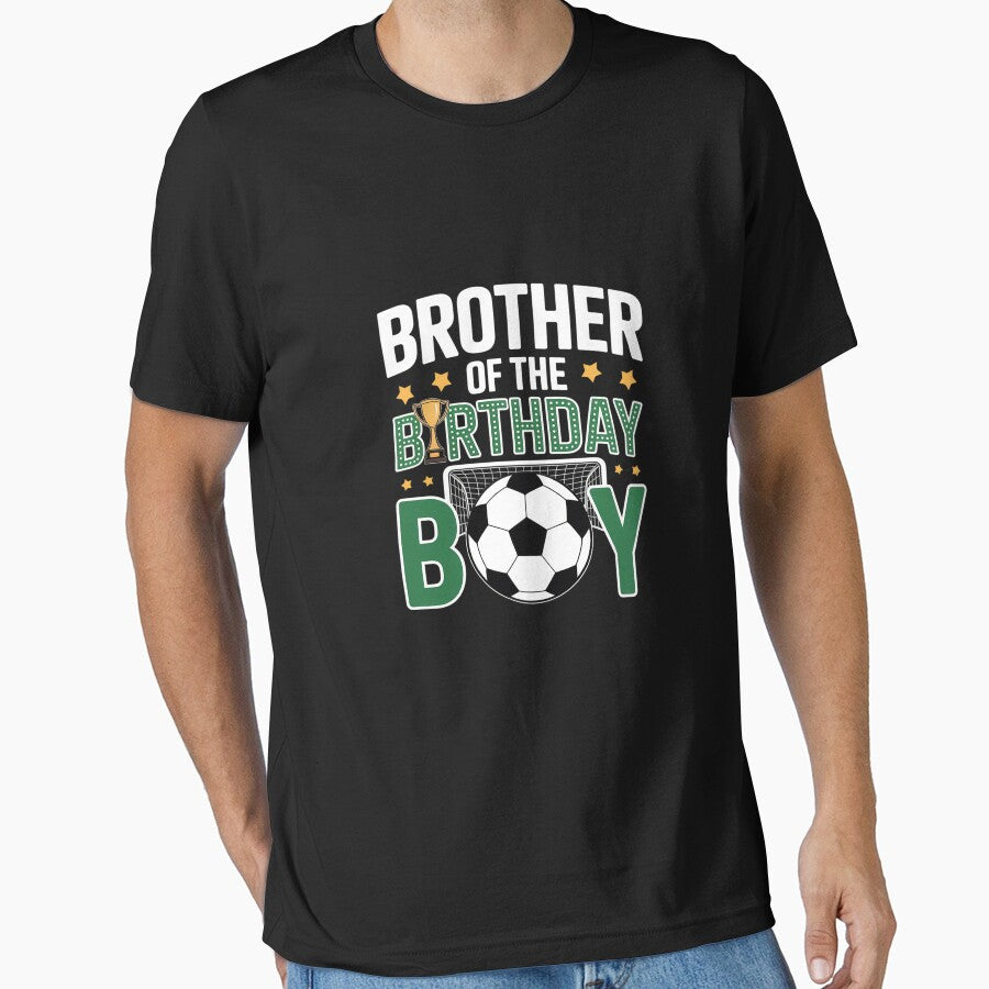 Soccer Brother Birthday Boy Party Family Matching by - Adult & Kids T-Shirts, Sweatshirts & Hoodies apparel design preview 1