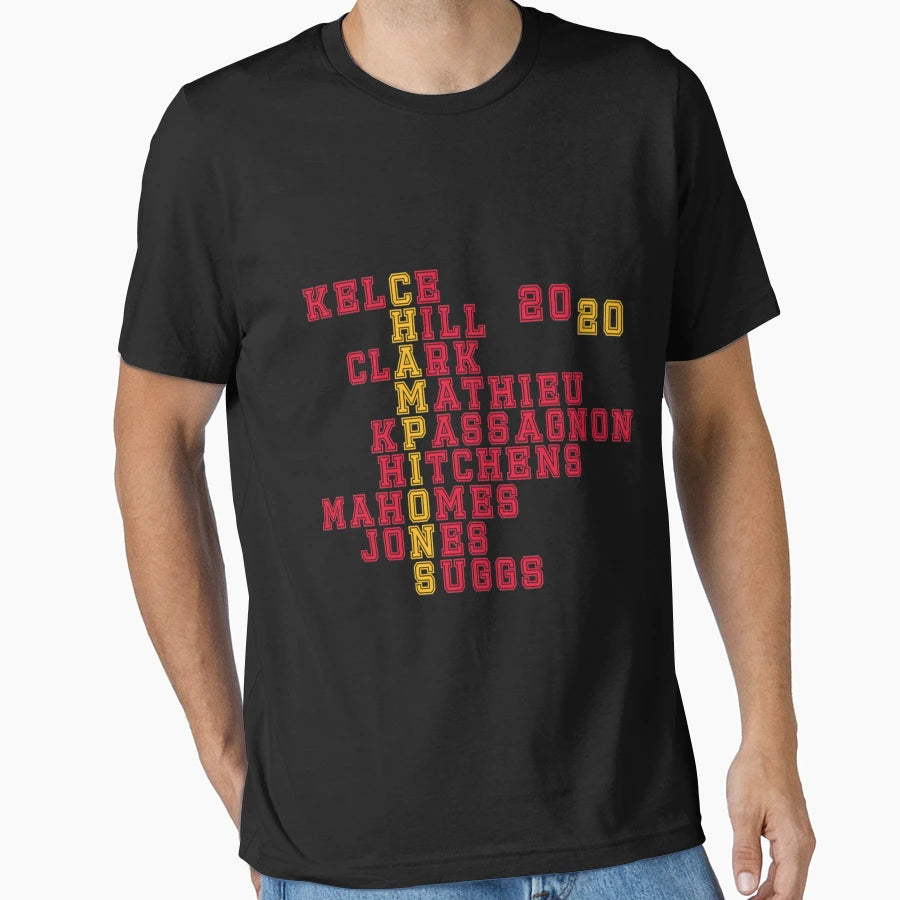 Kansas City Football 2020 Champs T-Shirt - Trendy Graphic for Adults - T-Shirt, Sweatshirt, Hoodie