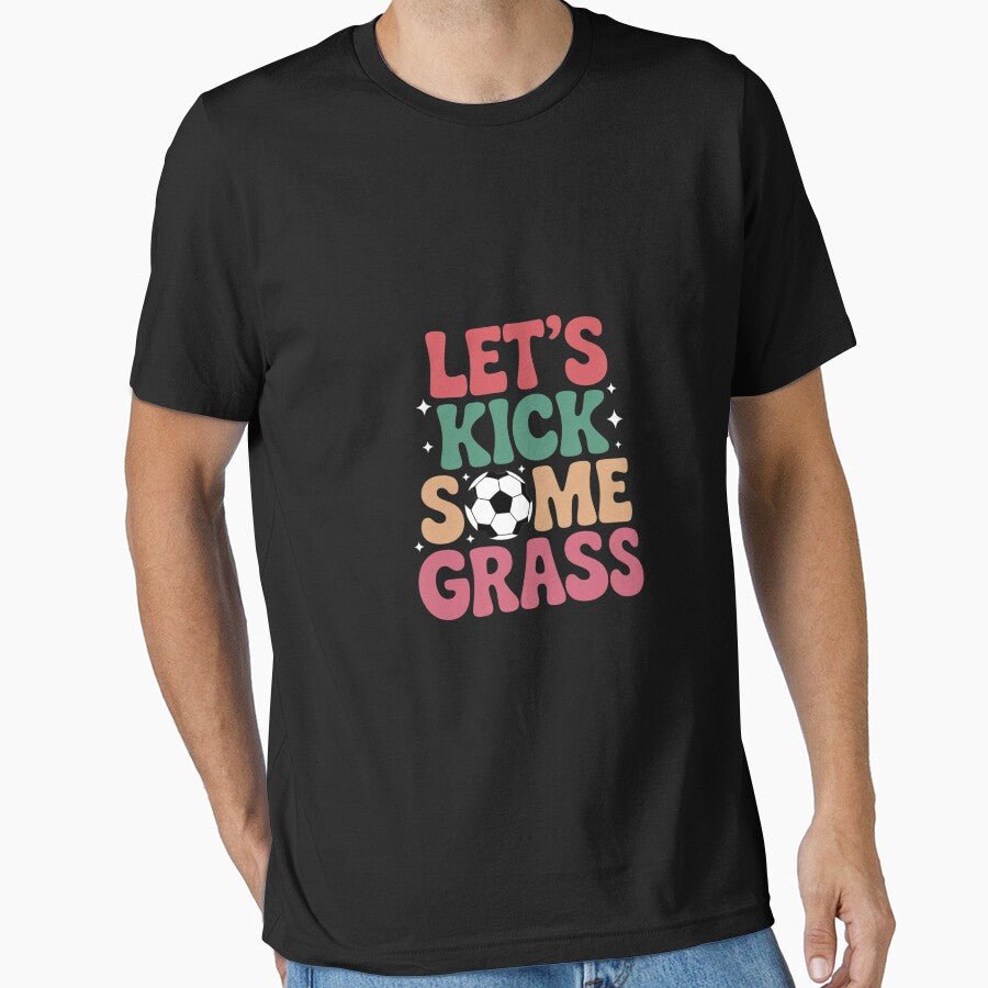 Soccer Mom Fan Let's Kick Some Grass Season by - Adult & Kids T-Shirts, Sweatshirts & Hoodies apparel design preview 1