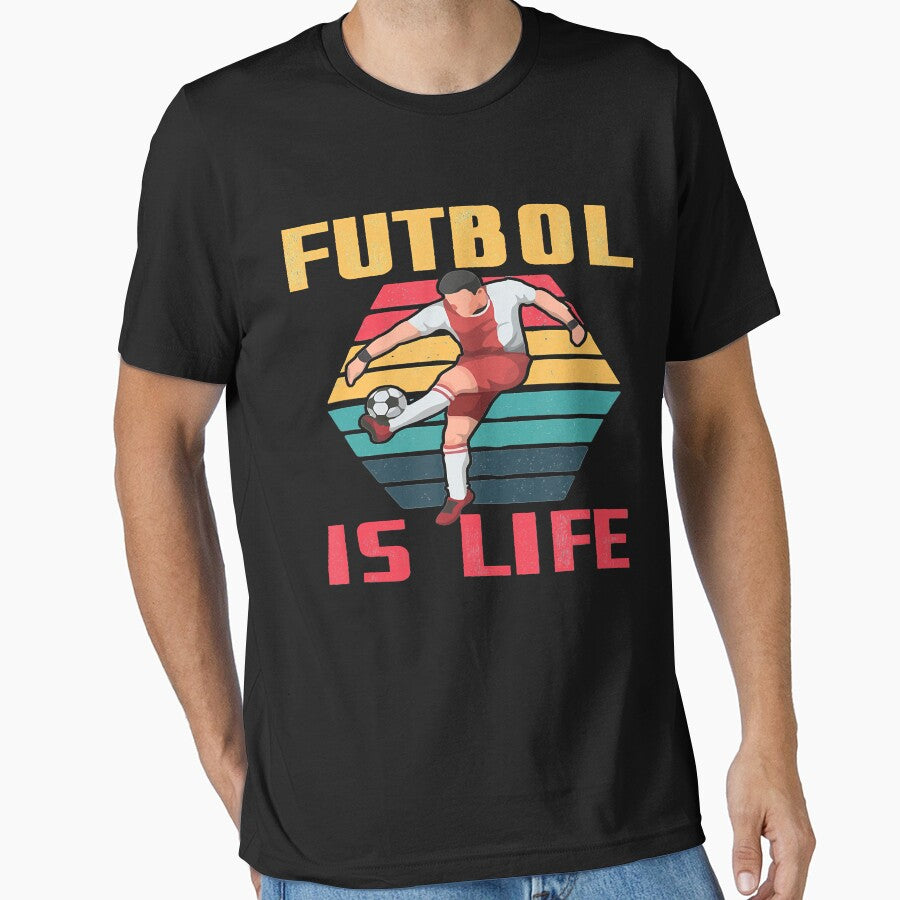 Girls Love Anime And Futbol Is Life Soccer Football - Adult & Kids T-Shirts, Sweatshirts & Hoodies apparel design preview 1