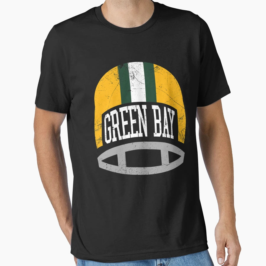 Green Bay Helmet T-Shirt - Novelty Apparel Unisex - T-Shirt, Sweatshirt, Hoodie