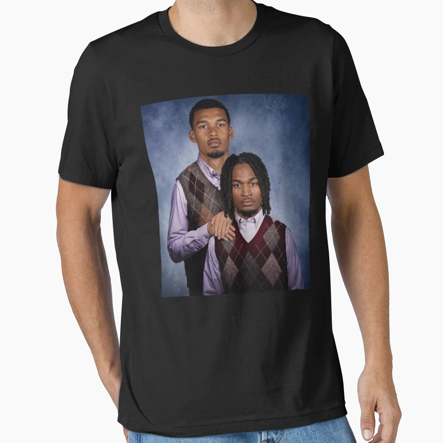 Victor Wembanyama Stephon Castle Step T-Shirt - Fun Novelty Design Unisex - T-Shirt, Sweatshirt, Hoodie