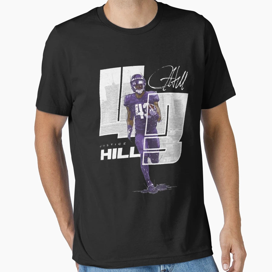 Justice Hill City Number T-Shirt - Trendy Graphic Unisex - T-Shirt, Sweatshirt, Hoodie