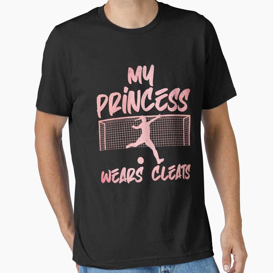 Goalie Girl My Princess Wears Cleats by - Adult & Kids T-Shirts, Sweatshirts & Hoodies apparel design preview 1